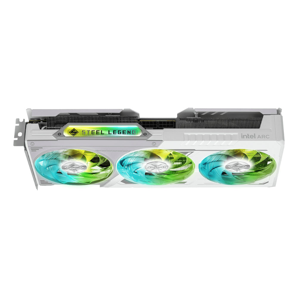 ASRock Intel Arc B580 Steel Legend OC 12GB GDDR6 192-BIT Graphics Card