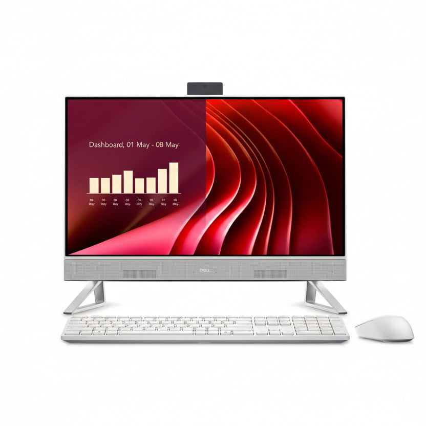 Dell 24 AIO EC24250 EC24250_RPLU-R_007S 23.8" FHD All-in-One PC Intel Core i5-1334U 16GB RAM 512GB SSD Windows 11 Pro with Wireless Keyboard & Mouse