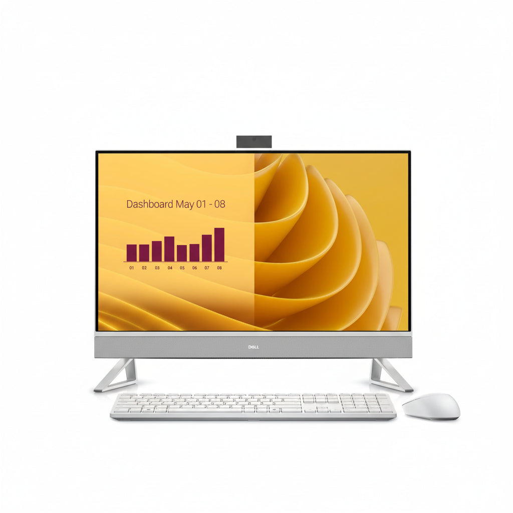 Dell 24 AIO EC27250 EC27250_RPLU-R_003S 23.8" FHD Touch All-in-One PC Intel Core 7-150U 16GB RAM 1TB SSD NVIDIA MX570A Windows 11 Pro with Wireless Keyboard & Mouse