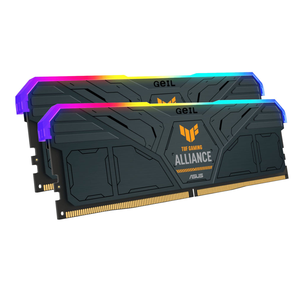 GeiL Gemini TUF RGB 32GB DDR5 6000MHz Desktop Gaming Memory Kit (2 x 16GB) – Grey