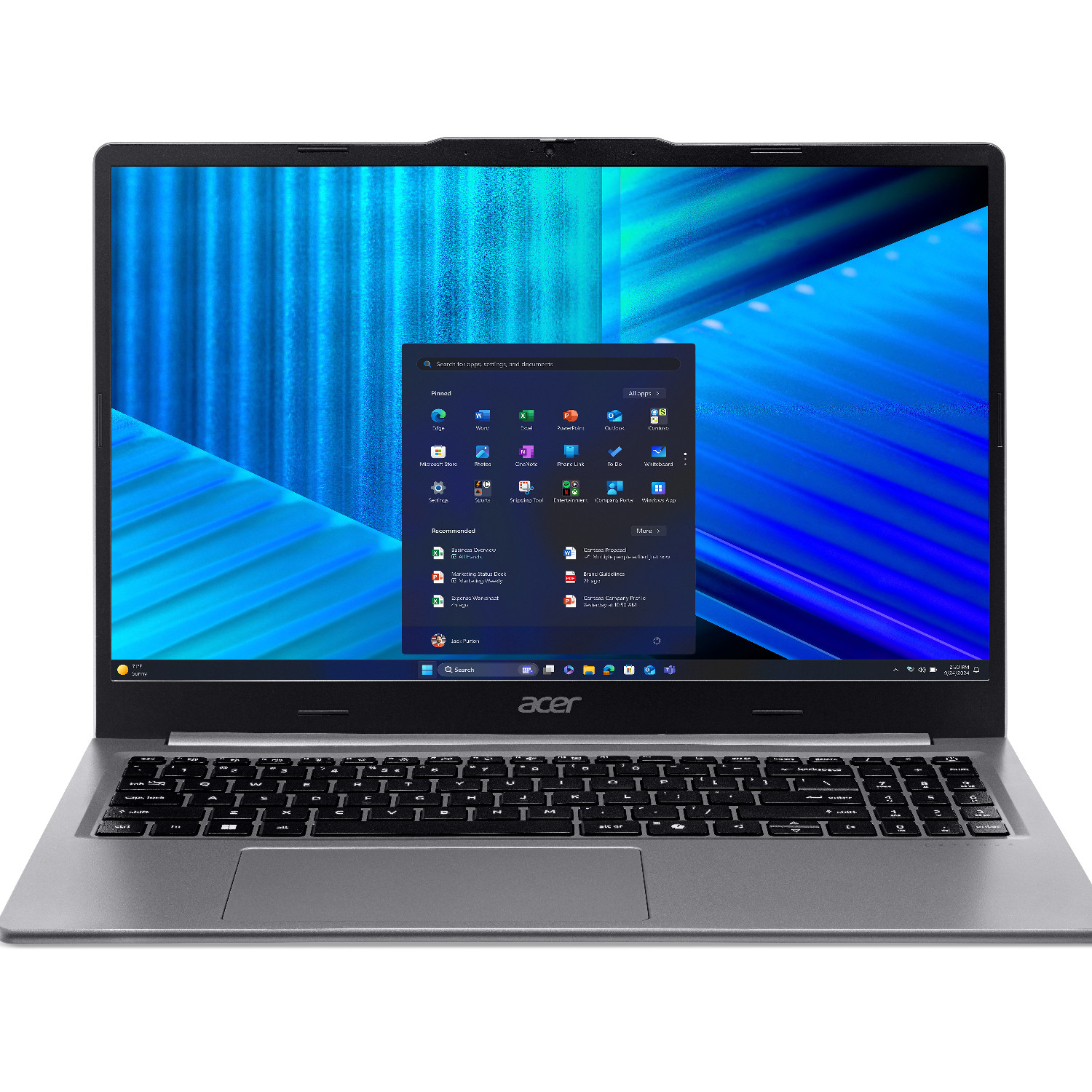 Acer Extensa EXO15-51 15.6" FHD IPS Laptop Intel Core Ultra 7 155U 16GB DDR5 RAM 512GB SSD Windows 11 Pro – Lunar Grey