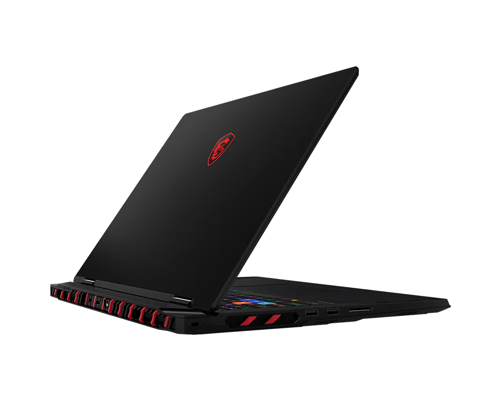 MSI Raider 18 HX AI A2XWIG-265ZA 18" UHD+ 120Hz MiniLED Gaming Laptop Intel Core Ultra 9 285HX 64GB DDR5 RAM 2TB SSD GeForce RTX 5080 Windows 11 Home – Core Black