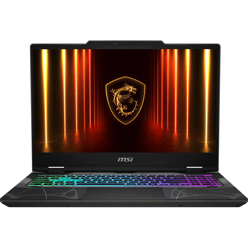 MSI Cyborg 15 B2RWEKG-092ZA 15.6" FHD 144Hz Gaming Laptop Intel Core 7 240H 16GB DDR5 RAM 512GB SSD GeForce RTX 5050 Windows 11 Home – Translucent Black